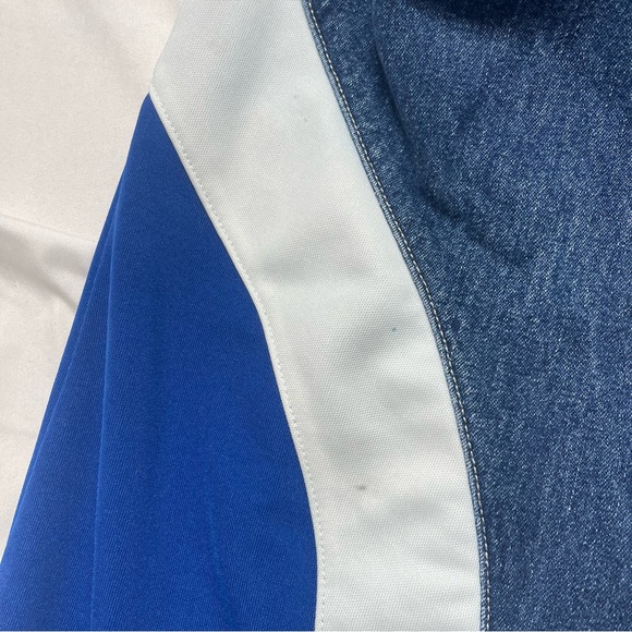 JNCO Girlie Stuff Fury Wide Leg Flare Vintage 90s Y2K Sweatpants Panel Jeans 5 - Picture 9 of 9